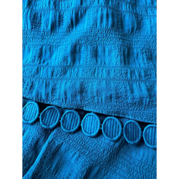 Daisy tiered smocked open back with bow high low dress size medium - Picture 10 of 16